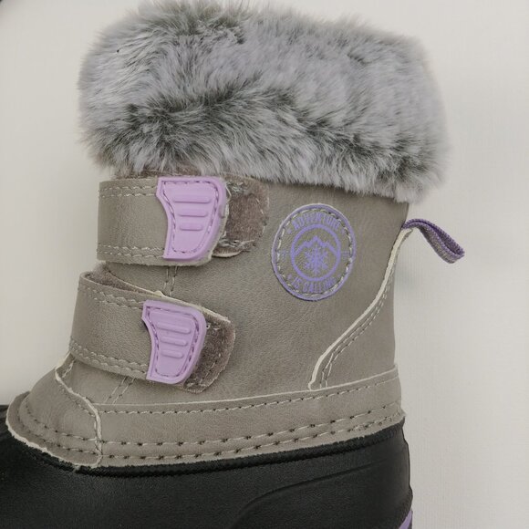 Joe Fresh Faux-Fur Winter Boots size 8 - Picture 8 of 11